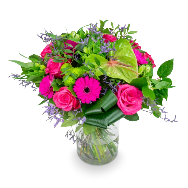 Bouquet of pink flowers